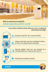 Infograficbt Schimb Valutar Din Cont Bt In Contul Bt La Automatul De Plati