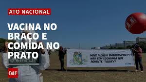 O mote das ações dos trabalhadores do sindicato foi vacina no braço, comida no prato: Vacina No Braco Comida No Prato Youtube