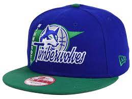 Minnesota Timberwolves New Era Nba Hwc Logo Stacker 9fifty Snapback Cap