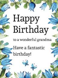 Birthday Card For Grandmother Easy Birthday Cards For Grandmother Birthday Greeting Cards By Davia Free Ecards Grandma Birthday Card Butterfly Birthday Cards Birthday Card Messages