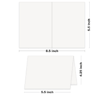 Classic Crest Blank A2 Folded Cards for thank you note cards ...