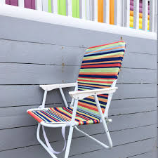 A good beach chair is light, stable and worth sitting on. Stripe Low Folding Beach Chair Georges Whitstable