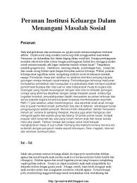 Check spelling or type a new query. Peranan Keluarga Dalam Menangani Masalah Sosial Seterusnya Peranan Keluarga Bagi Menangani Masalah Keruntuhan Akhlak Dalam Kalangan Remaja Yang Kian Membarah Dalam Masyarakat Ialah Memberikan Kasih Sayang Yang Secukupnya Kapishaiy