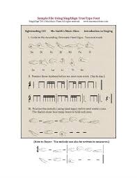 Font With Curwen Hand Signs And Stick Notation Music Teaching Resources High School Music Classroom Middle School Music