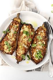 Simple Comme Des Palourdes Au Beurre De Ciboulette Aubergines Farcies Recettes De Cuisine Recette Aubergine Farcie