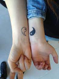 Yin And Yang Friend Tattoos Friendship Tattoos Tattoos