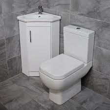 A petite round unit takes up less square. Corner Vanity Basin Sink Unit Rak Series 600 Compact Toilet Cloakroom Ensuite Ebay