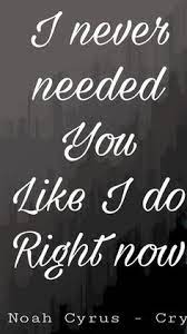Lyrics © sony/atv music publishing llc, ole media management lp, bmg rights. 31 Noah Ideas Noah Cyrus Noah Cyrus