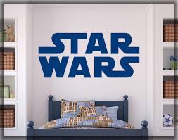 Star Wars Logo Wall Decal Gamer Room Home Art Decal Wall Decor Video Game Decal Nintendo Room Decor Nintendo Room Decor Wall Decal Game Room Star Wars Room