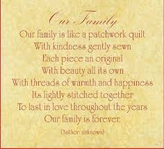 Patchwork Quilt Poem About Family Quotes Family Poems Family Quotes Poems