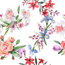 Wedding invitation floral wreath minimal design. Bouquet Floral Botanical Flowers Watercolor Background Illustration Set Seamless Background Pattern Decoration Wallpaper Stock Photo 270382530