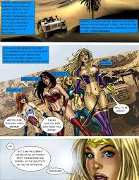 9 Superheroines Vs Warlord Porn comic, Rule 34 comic, Cartoon porn comic 