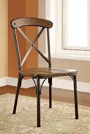 Furniture Of America Rizal Industrial Style Round Dining Chair Set Of 2 In 2020 Dining Chairs Farmhouse Dining Chairs Dining Chairs Diy