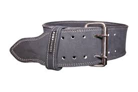 10mm Double Prong Weight Lifting Belt Color Black Pump Chasers Clothing