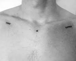 Small Minimalist Chest Tattoo Novocom Top