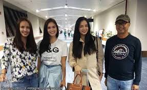 So yesterday pia wurtzbach had the time of her life in the homecoming parade in manila, philippines. Blessed Ben Evardone Flies Off To Us With Pia Wurtzbach Kylie Verzosa Megan Young Politiko Visayas