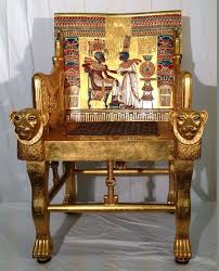 Sold Price Full Scale Replica Of King Tut Throne Chair Invalid Date Edt Throne Chair King Tut Throne