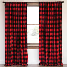 Black And White Plaid Curtains Walmart Northwoods Plaid Window Treatments Buffalo Plaid Curtains Plaid Curtains Plaid Bedding