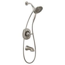 Delta plumbing fixtures company roofing & exteriors. Delta Larkin 14 Series Single Handle Bath And Shower Monitor Stainless Steel 144890 Sp I Rona