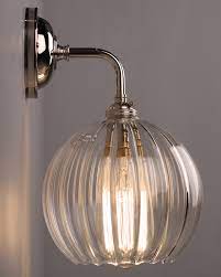 Check spelling or type a new query. Lenham Traditional Ribbed Glass Globe Wall Light