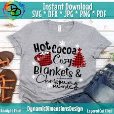 Free transparent blanket vectors and icons in svg format. Christmas Svg Hot Cocoa Christmas Movies Blanket Holiday Svg Christmas Shirt Svg Hot Cocoa Svg Svg Files For Cricut Silhouette Files By Dynamic Dimensions Thehungryjpeg Com