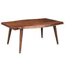 The coffee table is also known as a cocktail table, and is used as a surface on which one could place coffee or tea cups during visits or occasions. Mid Century Solid Wood Coffee Table In Walnut Walmart Canada