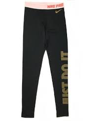 Black And Gold Nike Pro Leggings Nike Womens Pro Warm Just Do It Drifit Black Gold Pink Leggings Xs 917085 011 Nike Athleticleggings Nike Women Pink Leggings Nike Pro Leggings