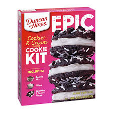 Aug 30, 2021 · cake mix cookies duncan hines. Epic Cookies Cream Cookie Baking Kit Duncan Hines