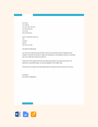 Letter template and sample letter. Free 21 Two Weeks Notice Letter Examples Samples In Google Docs Word Pages Pdf Examples