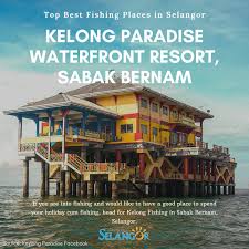 De kelong belooft niets dan het beste op het gebied van de vangst. Kelong Paradise Waterfront Resort