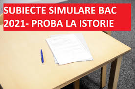 Nos questions sont rédigées et expliquées sélectionne un thème et révise ton épreuve d'histoire grâce à nos quiz ! Subiecte Simulare Bac 2021 Proba La Istorie Barem De Corectare Conform Edu Ro Kanal D Romania