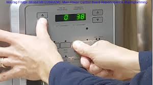 Failed door seal at this point you should call a repair company. Maytag Fridge Main Power Control Board Replacement And Reprogramming Youtube
