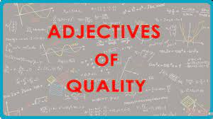 But see c below) (b) general description (excluding adjectives of personality, emotion etc.) (c) age, and the adjective little (see b) (d) shape Adjectives Of Quality English Youtube