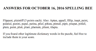 Haven't i seen these letters before? New York Times Magazine Spelling Bee Answers Books Spelling Bee The New York Times