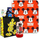 Amazon.com: Mickey Mouse Fleece Throw Blanket and Tote Bag Bundle ...