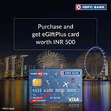 Offer valid only for round trip flight booking. Hdfc Bank On Twitter Purchase Your Makemytrip Hdfc Bank Forexplus Card And Get Egiftcard Worth Rs500 Absolutely Free So What Are You Waiting For Get Yours Today Apply Now Https T Co R1bzshu1ch Https T Co Idwtegkvt4