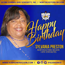 Wishing Sylvania Preston, our 18th Syntaktes a wonderful Birthday!  #SGRhoNER...
