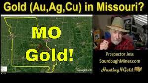The miner would then swirl the water in the pan so that the heavier pieces of gold would sink to the bottom while the lighter material—dirt and gravel—would come to the surface. Where Can I Find Gold Silver And Copper In Missouri Usgs Mrds Gold Map Youtube