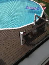 Above Ground Pool Deck Ideas Designs Pictures Decks Com