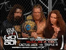The devil, upset by the trick jack had played on him and keeping his word not to claim his soul. Highway To Hell In A Cell Cactus Jack Vs Triple H No Way Out 2000 Pwp Nation