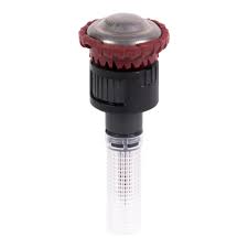 You can find the range adjustment slot. Rain Bird 17 Ft To 24 Ft Full Circle Pattern Rotary Sprinkler Nozzle 24rnvapro The Home Depot