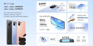 Features 6.55″ display, snapdragon 732g chipset, 4250 mah battery, 128 gb storage, 8 gb ram, corning gorilla glass 5. Ø³Ø¹Ø± Ùˆ Ù…ÙˆØ§ØµÙØ§Øª Ø´Ø§ÙˆÙ…ÙŠ Mi 11 Lite Ø¹Ø¯Ø©