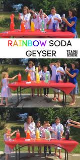 Rainbow Mentos Soda Geyser Teach Beside Me