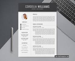An academic cv is used for applying for an academic job, e.g. Ms Office Word Cv Template Professional And Modern Resume Cover Letter Best Selling Resume College Student Resume Internship Resume Printable Curriculum Vitae Template Thecvtemplates Com
