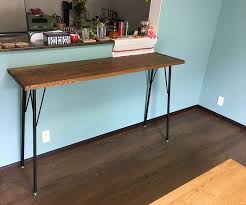 カウンターテーブルとこたつ ローテーブルの納品 カウンターテーブル ダイニングテーブル diy 作り方 家具作り