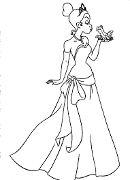 Little ones will enjoy watching us color and will learn colors. Princess And The Frog Coloring Pages Free Printable Coloring And Malvorlagan