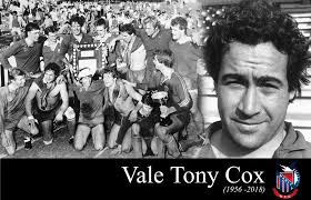 VALE TONY COX The Manly Club is deeply saddened to advise that Tony “Tin  Legs” Cox, one if its favourite players, has passed away