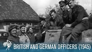 In today's top ten, we. British And German Officers World War Ii 1945 British Pathe Youtube