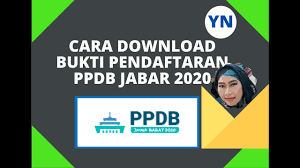 Klik disini untuk membuat akun pendaftaran! Cara Download Bukti Pendaftaran Ppdb Jabar Youtube