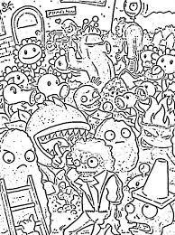 Plantas Contra Zombies Hojas Para Colorear Imagui Coloring Pages Plants Vs Zombies Paw Patrol Coloring Pages